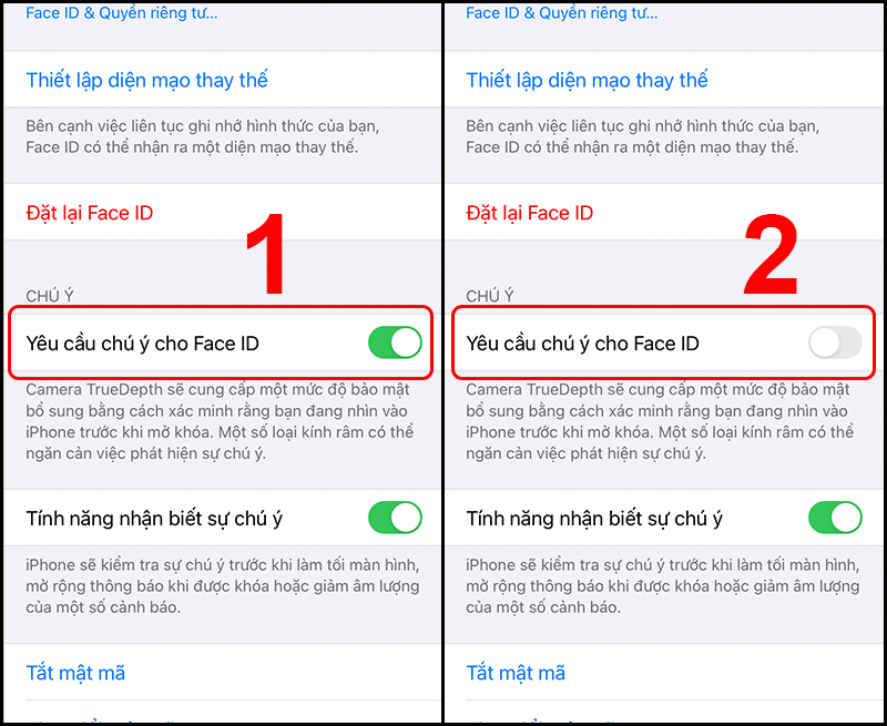 khắc phục lỗi Face ID Iphone