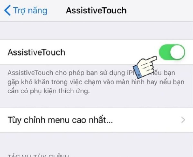 Hướng dẫn sử dụng tính năng AssistiveTouch trên iPhone