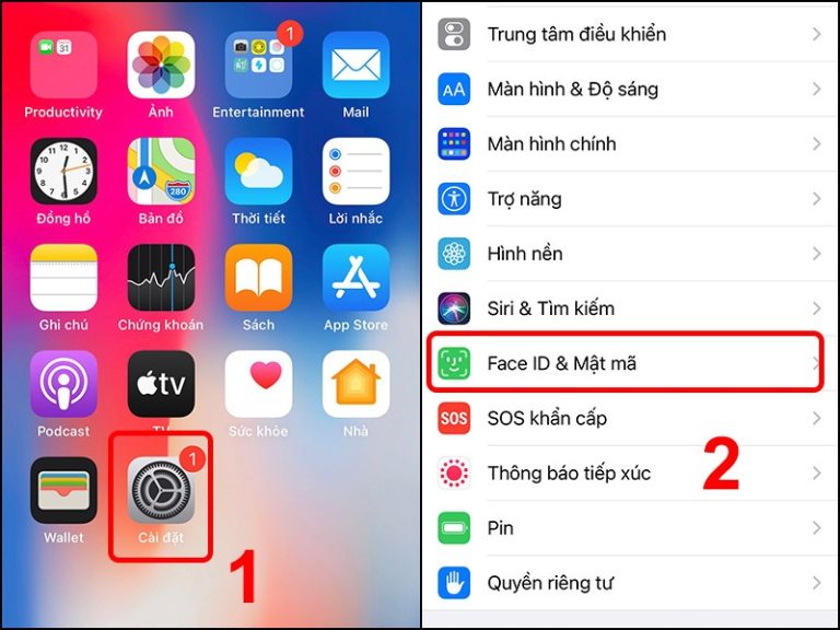 Cách khắc phục lỗi Face ID trên iPhone