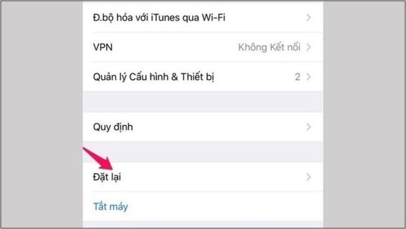 Cách khôi phục cài đặt gốc cho iPhone