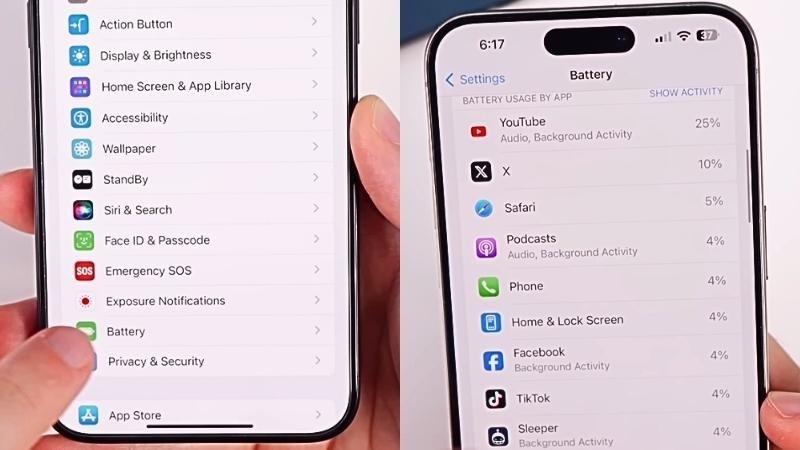Mẹo tiết kiệm pin cho iPhone 15 Pro