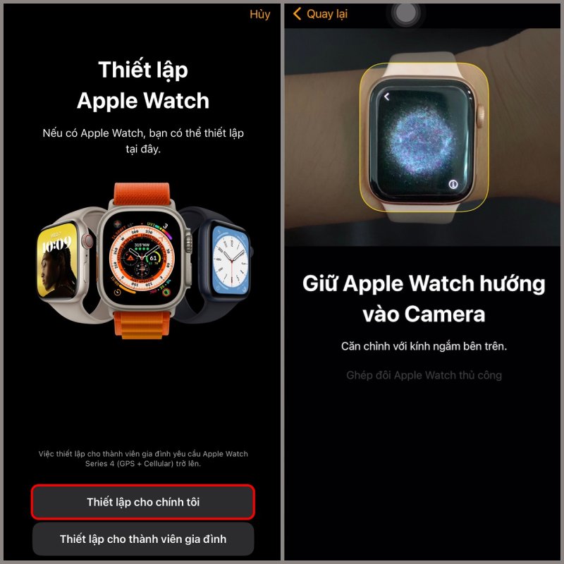 Cách kết nối iPhone với Apple Watch Series 8