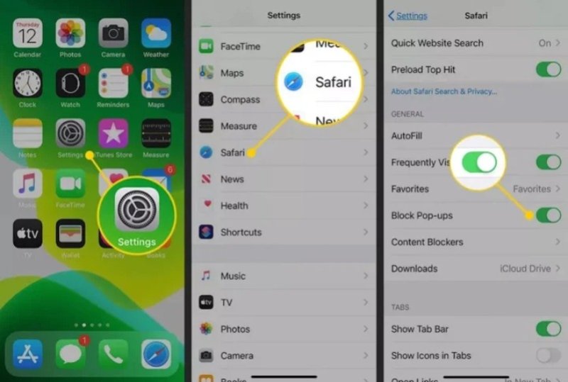 Cách tắt quảng cáo trên Safari cho iPhone