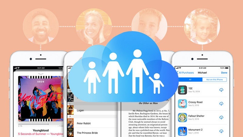 Hướng dẫn sử dụng tính năng Family Sharing trên iPhone
