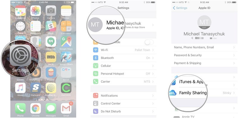 Hướng dẫn sử dụng tính năng Family Sharing trên iPhone